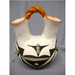 Native American Acoma Wedding Vase by Norma Jean