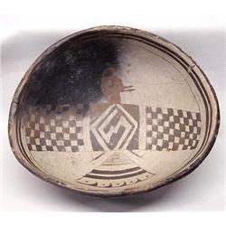 Prehistoric Classic Zoomorphic Mimbres Quail Bowl