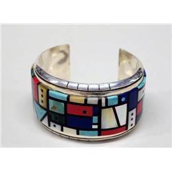 Native American Navajo Inlay Bracelet