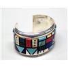 Image 2 : Native American Navajo Inlay Bracelet