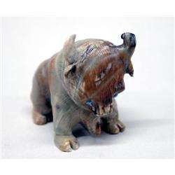 Native American Zuni Bull Fetish by Dave Malani