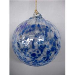 Hand Blown Iridescent Glass Ornament