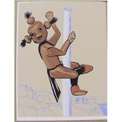 Native American Mud Head Print