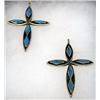 Image 2 : 2 Native American Zuni Cross Pendants