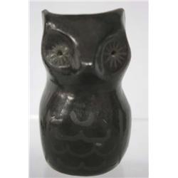 Native American Santa Clara Owl by Mary