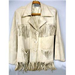 White Pioneer Wear Fringe Jacket