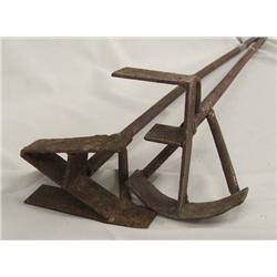 2 Branding Irons Rockin F and Lazy A