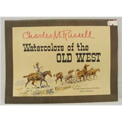 6 Charles M. Russell Watercolor Prints