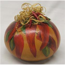 Southwest Hand Painted Gourd