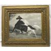 Antique Framed Horse Print