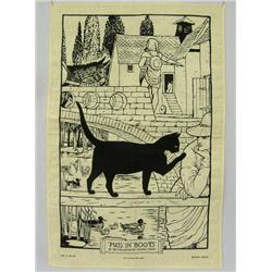 Puss In Boots Print on Fabric