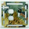 Image 2 : Enameled Reversible Southwestern Outlet Cover