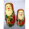 Image 3 : Babushka Nesting Santa Claus Dolls