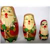 Image 4 : Babushka Nesting Santa Claus Dolls