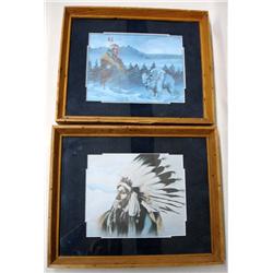 2 Wormwood Framed Native American Prints