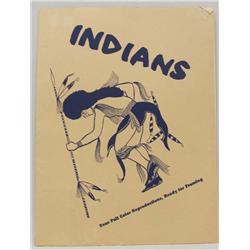 4 Native American Prints In Portfolio