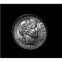 1892-p Barber Dime 10c Grades ms64