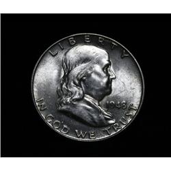 1948-d Franklin 50c Grades Choice Uncirculated ms64