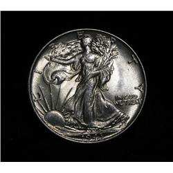1943-p Walking Liberty Half Dollar 50c Grades Gem Uncirculated ms65
