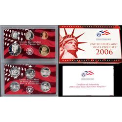 2006 United States Silver Proof Set - 10 pc set, about 1 1/2 ounces of pure silver