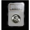 Image 1 : NGC 1958-p Franklin Half Dollar grades Choice Uncirculated ms64