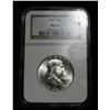 Image 1 : NGC 1963-p Franklin Half Dollar grades Choice Uncirculated ms64