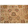 Image 2 : Extra Fine Indian Tabriz  ivory/red  4 x 5.11