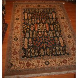 Fine Chinese Peshawar Blue/Beige 5 x 7