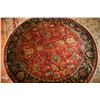 Image 2 : Exceptional Indian Mashad 6.2 Round  Rusty Red/Blue