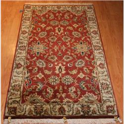 Fine India Mahal 2.11 x 5 Rust/Beige