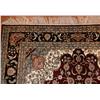 Image 3 : Very Fine China Tabriz 100% Silk 4 x 6  Red/Black