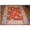 Image 1 : Fine Pakistan Ziegler 8.1 x 10.2  Red/Beige