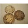 Image 1 : 3 Silver Barber Quarters