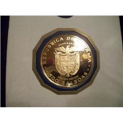 Republic of Panama 500 Balboa Gold Coin 41.76g 90% gold