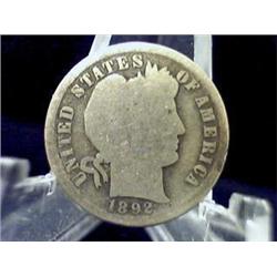1892-O Barber Dime