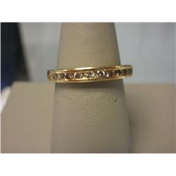 Half CT Diamond Eternity Ring, 14K Gold