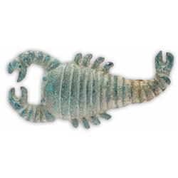 A Crab/Scorpion-Fibulae brooch; full copper. Newer Ancient, probably Greek/Roman? 21mm x 50mm