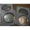 Image 1 : 4 Silver Peace Dollars