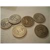 Image 2 : Six 1940 Washington Quarters
