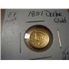 Image 1 : 1851 $1 Gold Liberty Head, XF