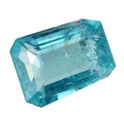0.74ct Blue Green Rare Neon Natural Apatite  (GEM-25470)