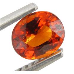 0.90ct Flawless Natural Orange Sapphire  (GEM-25150B)