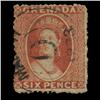 Image 1 : 1861 Grenada 6p Postage Stamp Premium (STM-0605)