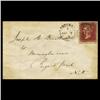 Image 1 : 1858 RARE British 1p Red on Cover PREMIUM (STM-0624)