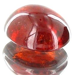 11.45ct Oval Cabochon Orange Garnet Natural  (GEM-23262)