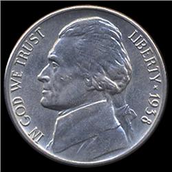 1938 Jefferson 5c MS65+ w/4.5 Full Steps (COI-7811)