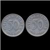 Image 2 : 1940F Nazi Germany 50pfg AU Scarce (COI-8114)