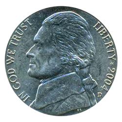 2004D Peace Jefferson Nickel Graded MS68 (COI-4394)