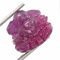 16.98ct Hand Carved Bi - Color Sapphire (GEM-27813)