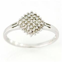 .36ct Genuine Natural 36 Diamond 9k Wht Gold Ring (JEW-9483X)